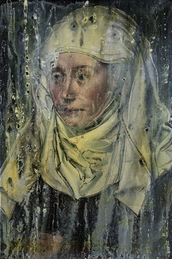 Robert Campin, Portrét ženy, 45x35 cm